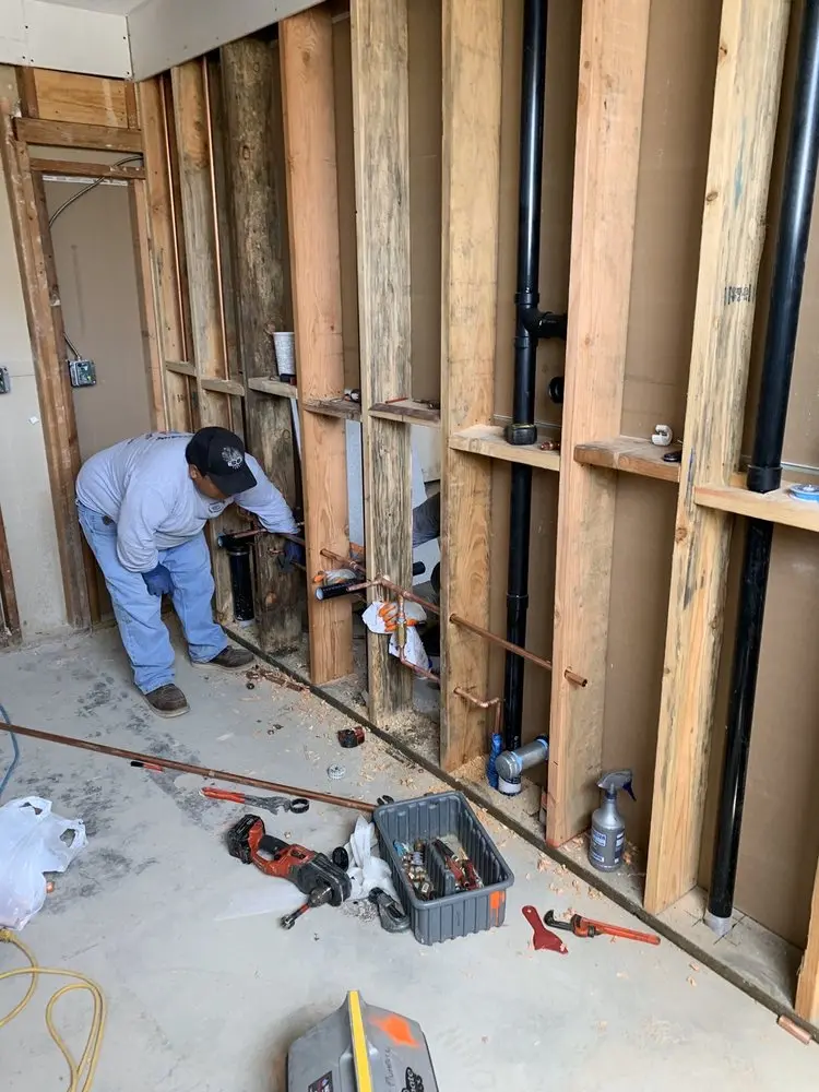 Commercial rough-in plumbing for Commercial Plumbing in Pecan Estates